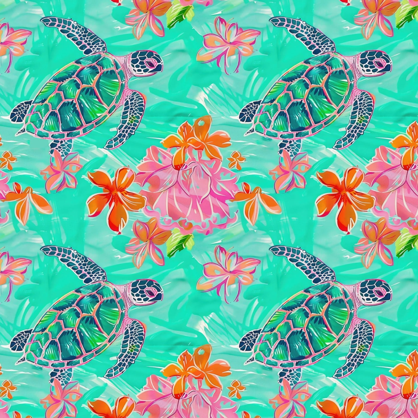 Tropical Turtles- Ponytail
