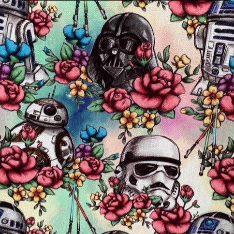 Star Wars Floral- Ponytail