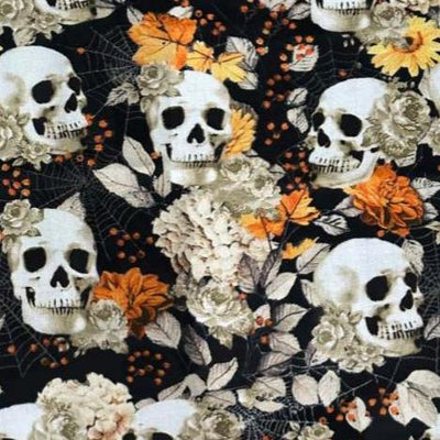 Autumn Skulls- Bouffant