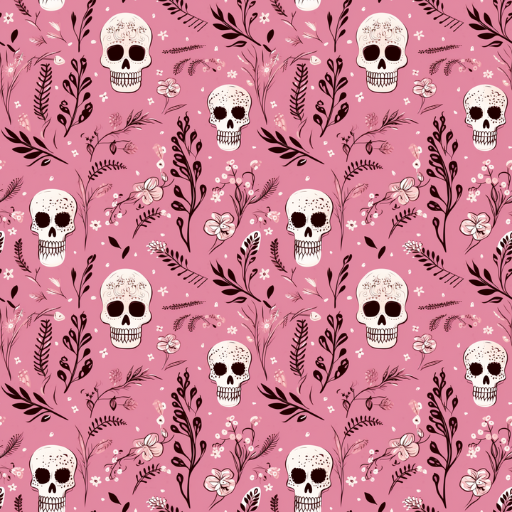 Pink Skulls- Euro