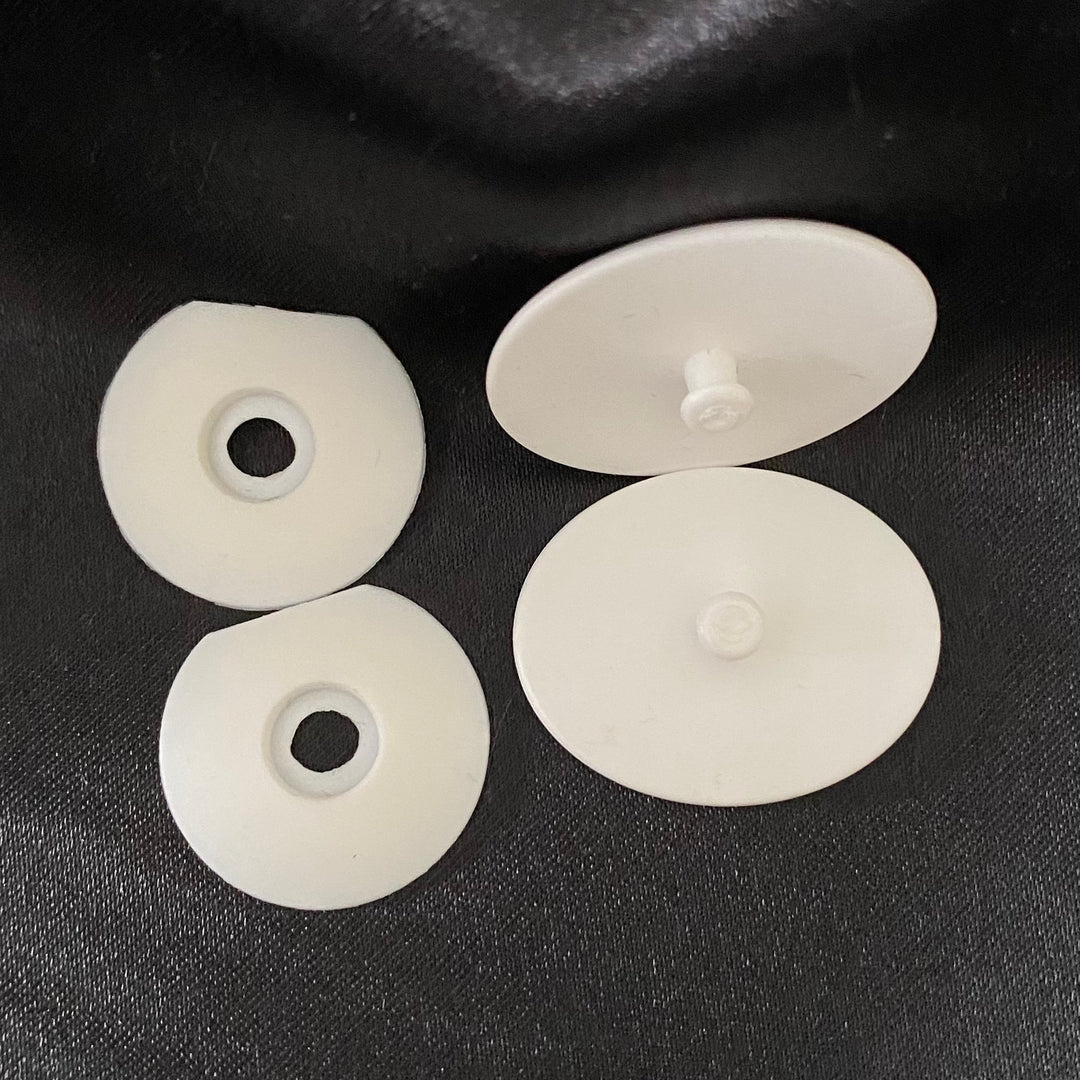 Snap Buttons- White