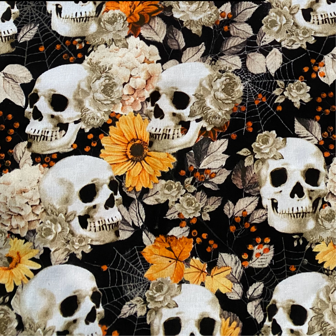 Autumn Skulls- Ponytail