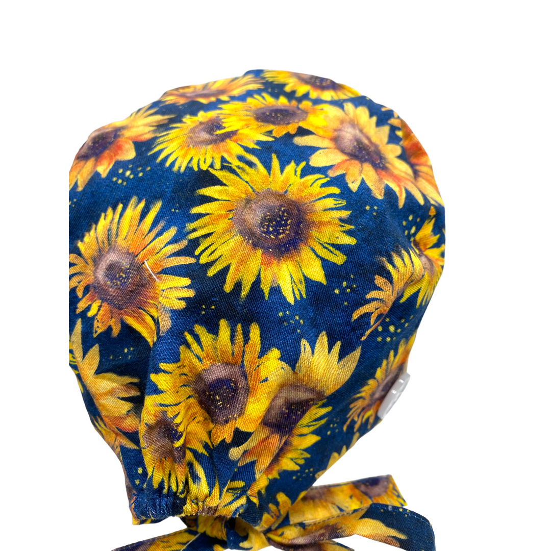 Sunflowers on Navy- Classic